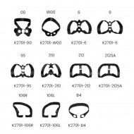 Clema diga neagra, Black coated, Anterior